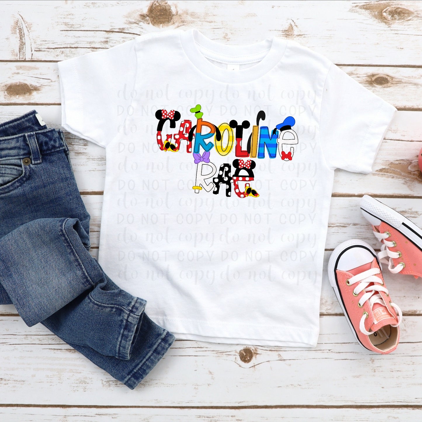 Personalized Clubhouse Font Tee, Clubhouse Birthday
