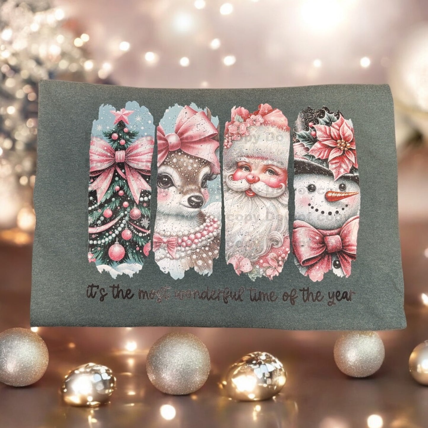 Pink Santa Vintage