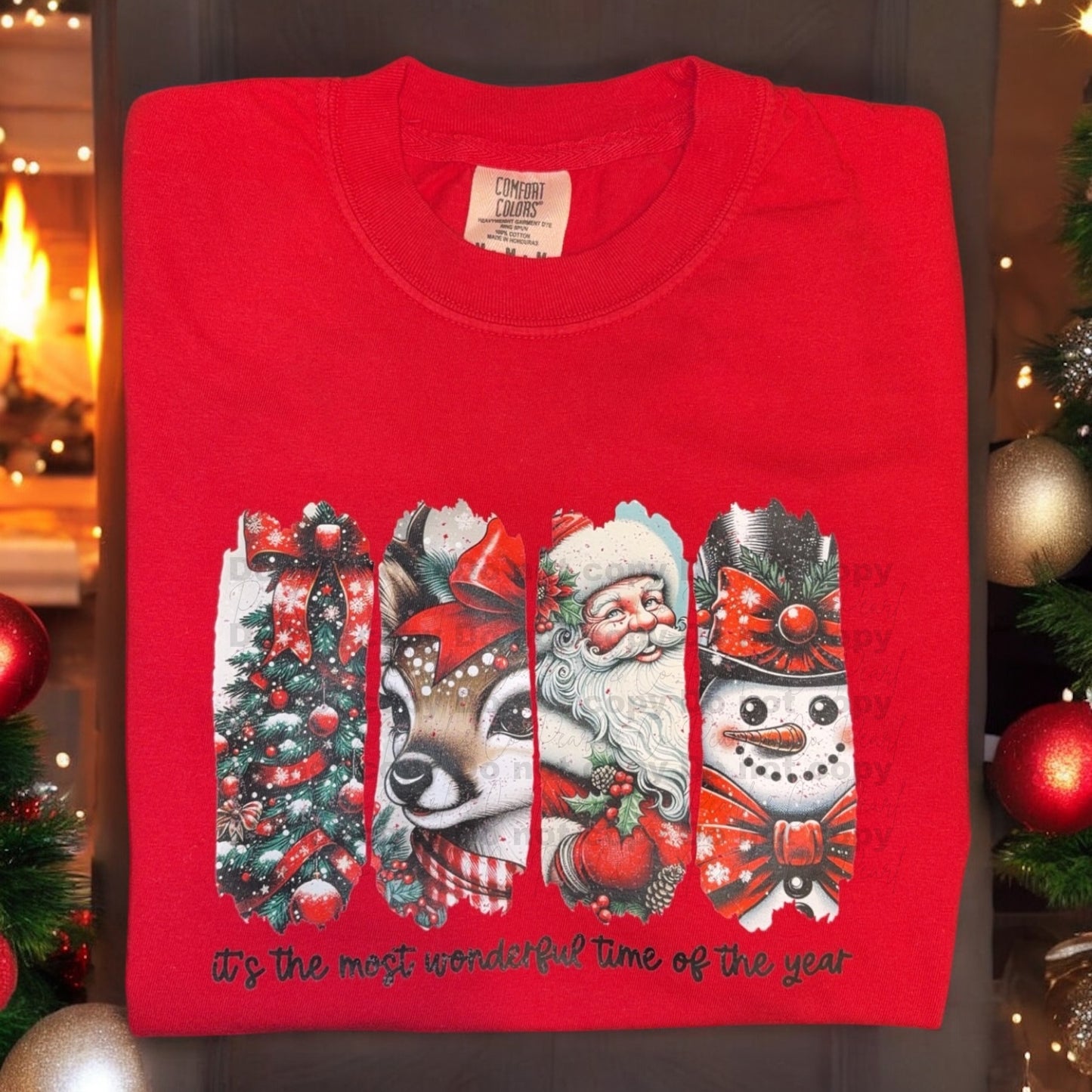 Red Santa Vintage