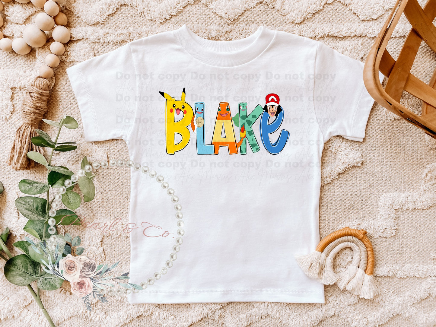 Personalized Pocket Monsters Tee