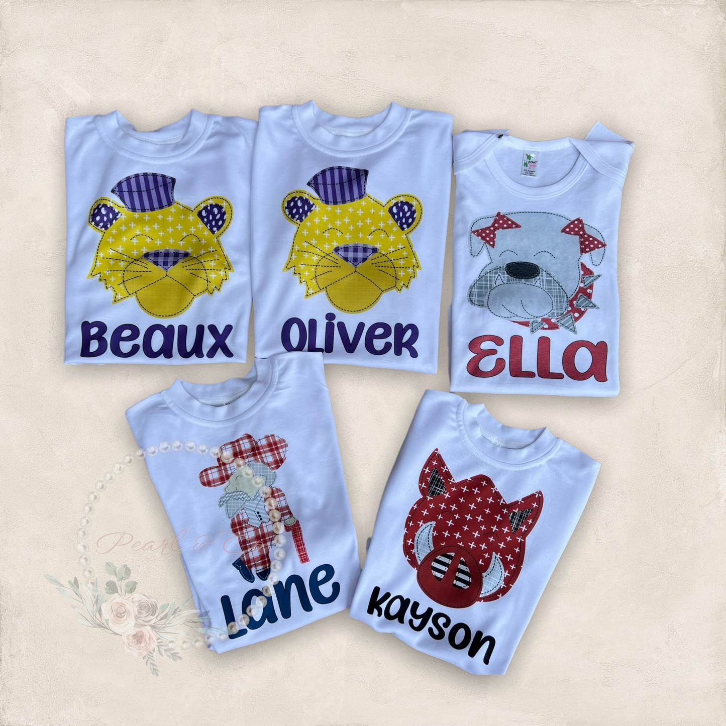 Custom Toddler Football Mascot Tee