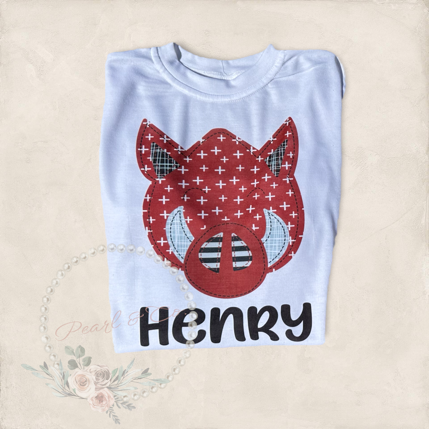 Custom Baby Football Mascot Tee