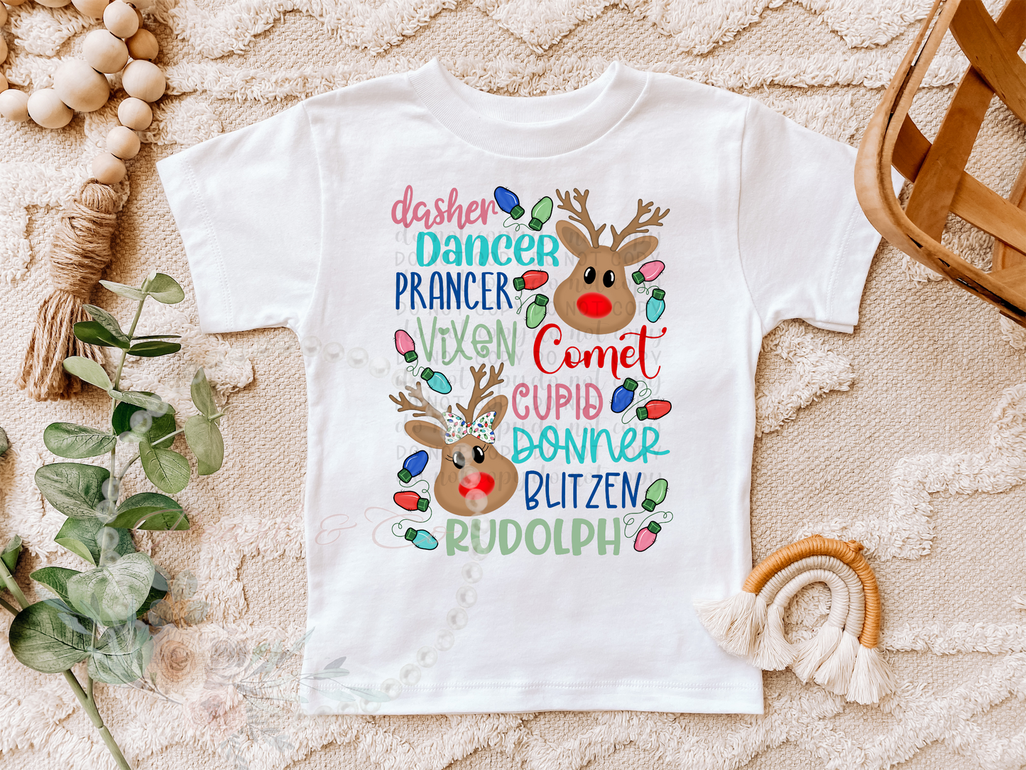 Reindeer Names Tee