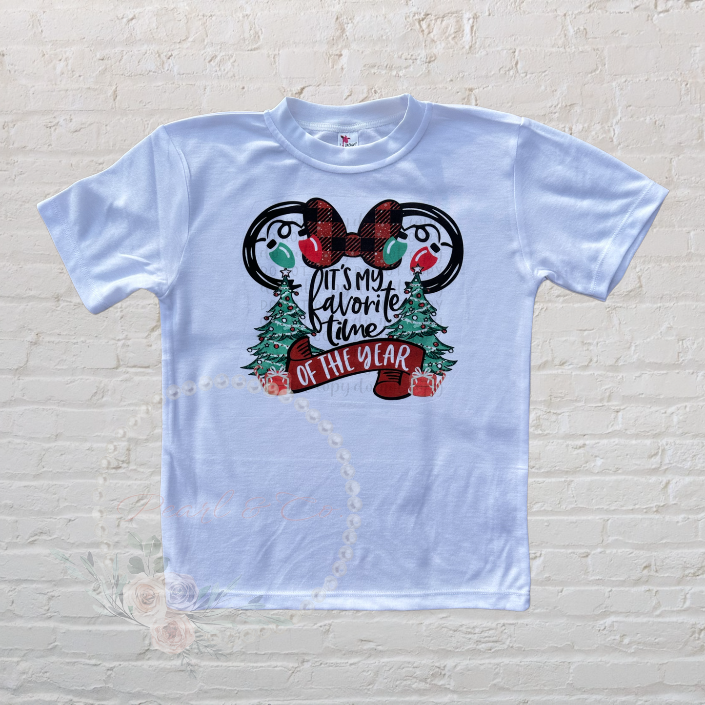 Minnie / Mickey Christmas Tee