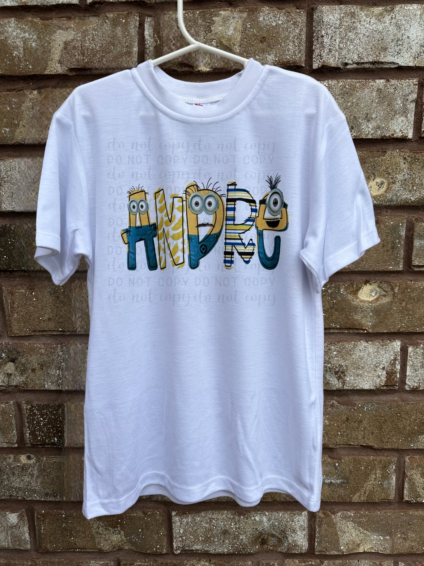 Personalized Minion Tee, Cute Bananas Birthday Shirt