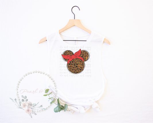 Leopard Minnie Tank