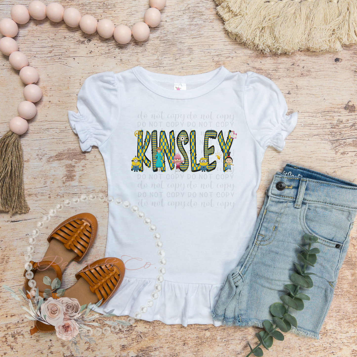 Personalized Minion Tee, Cute Bananas Birthday Shirt