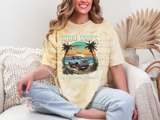 Good Vibes Bronco Summer Tee
