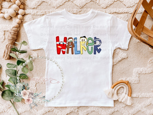 Personalized Cars Tee, Cute Car Birthday Shirt
