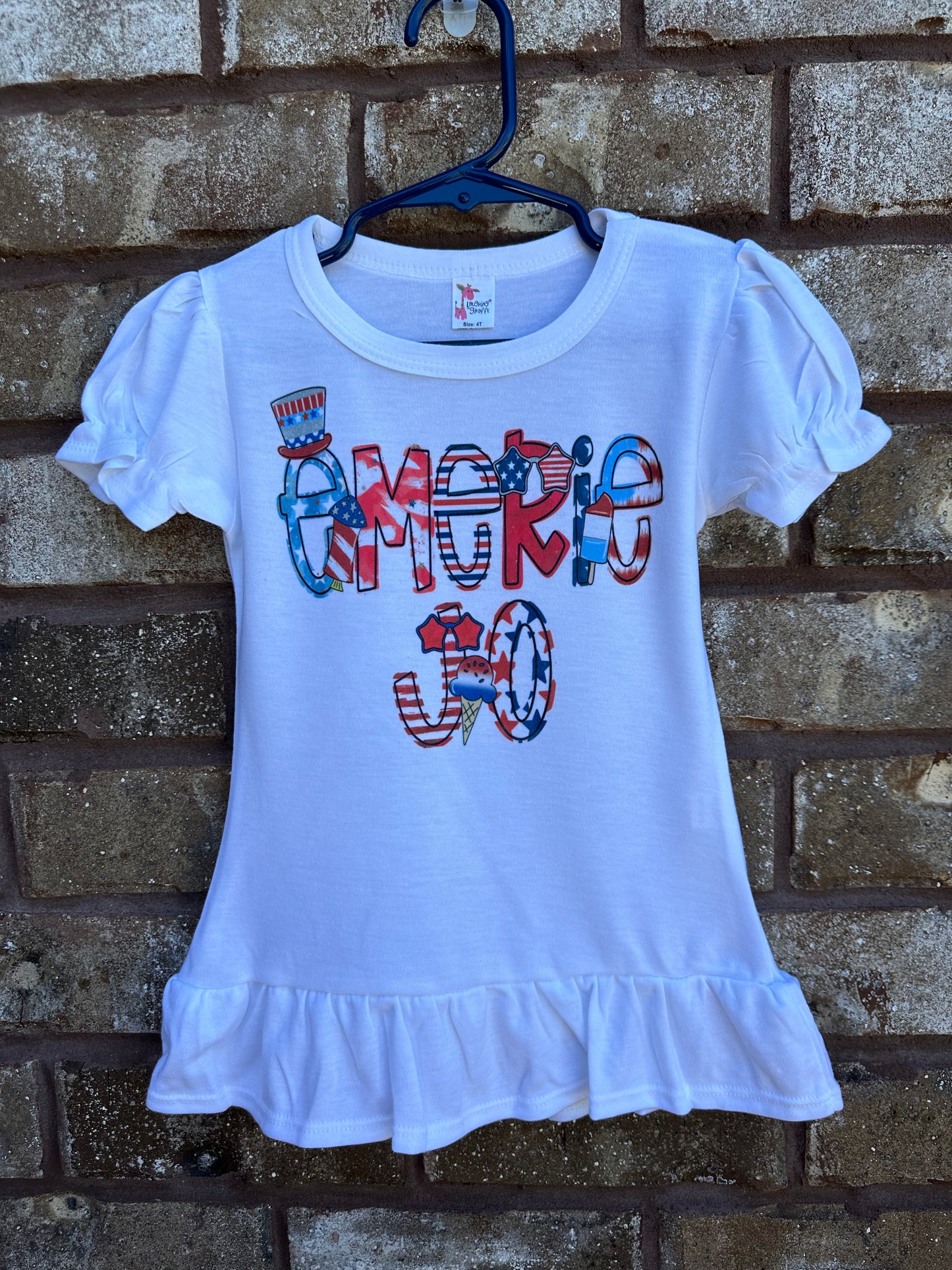 Personalized 4th of July Tee