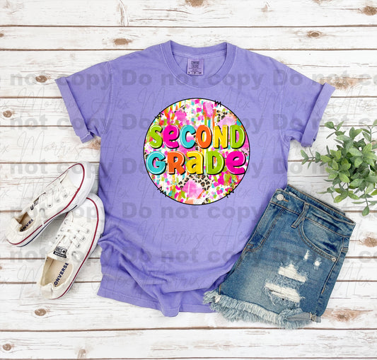 Funky Leopard Back to School Teacher Shirt