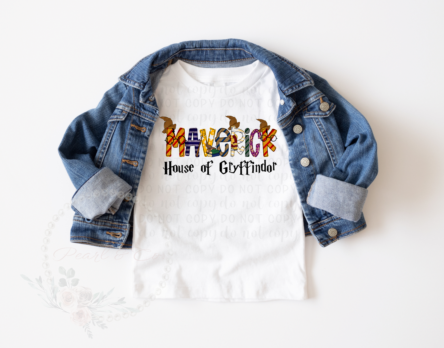 Personalized Wizards Font Tee, HP Birthday Shirt