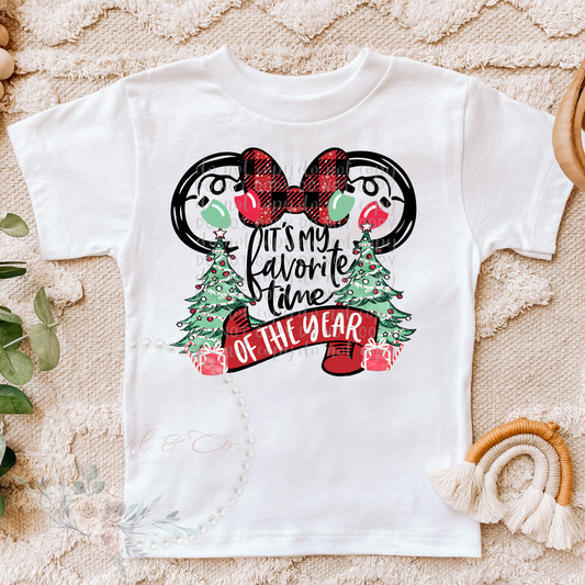 Minnie / Mickey Christmas Tee