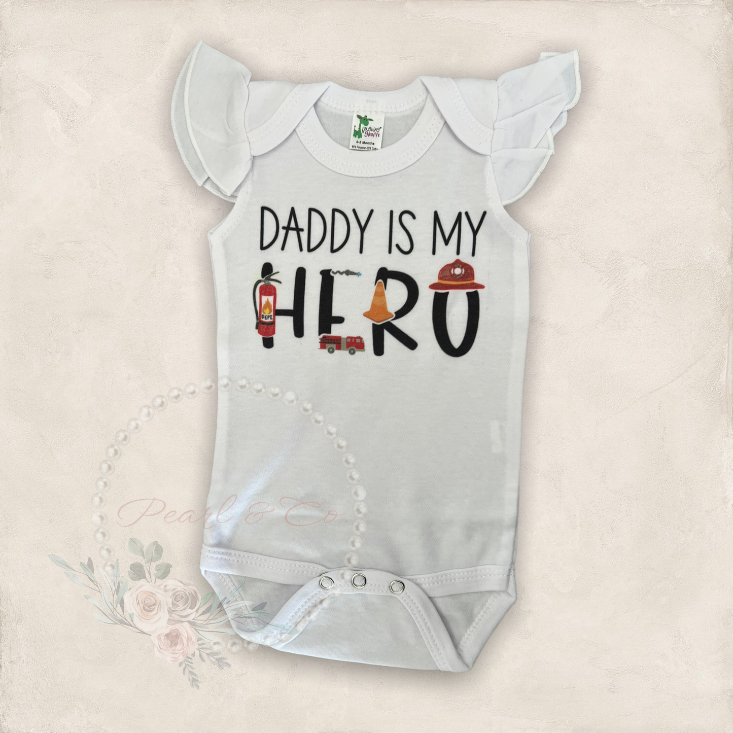 Mommy/Daddy is My Hero Infant Tee - Firefighter