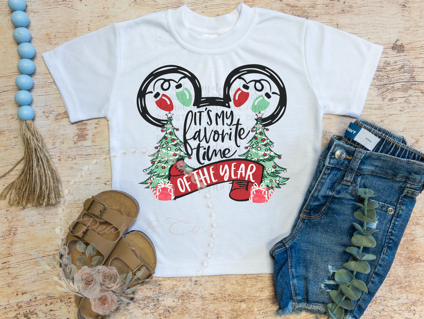 Minnie / Mickey Christmas Tee